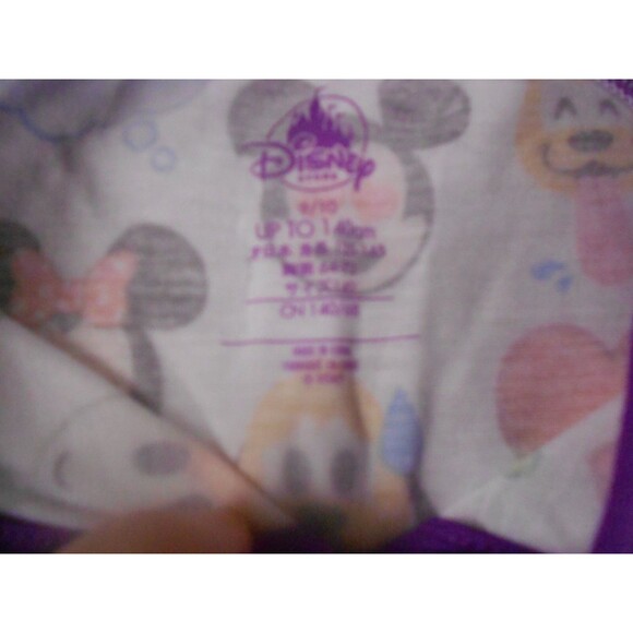 Disney Nightgown Girls Size 9/10 Purple Sleepwear Dress NWT Princess Print - Picture 8 of 12